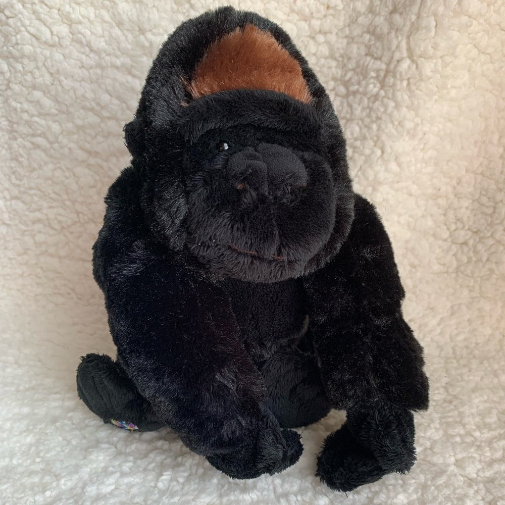Ganz Webkinz Silverback Gorilla Plush 8in No Code